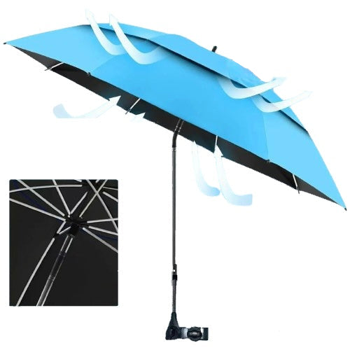 parasol pour chaise de plage aeration