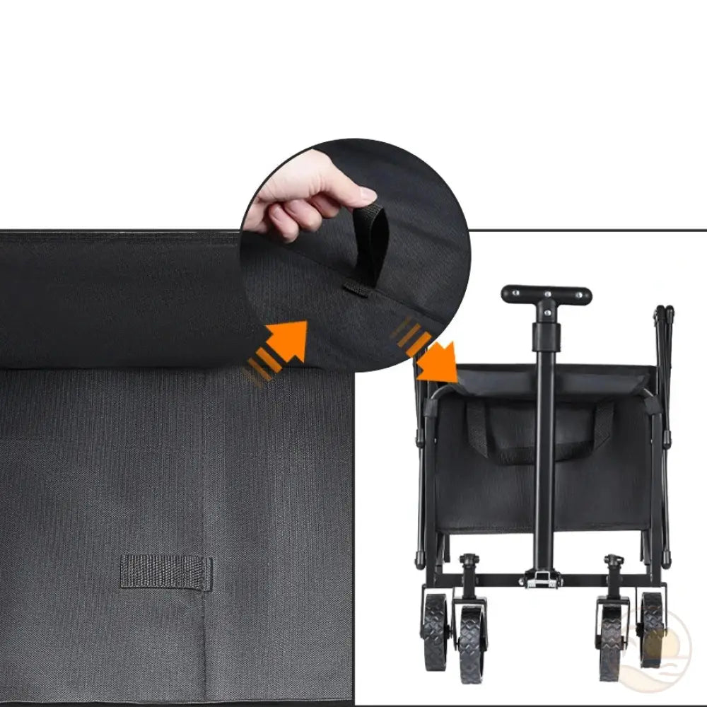 petit chariot de plage rangement