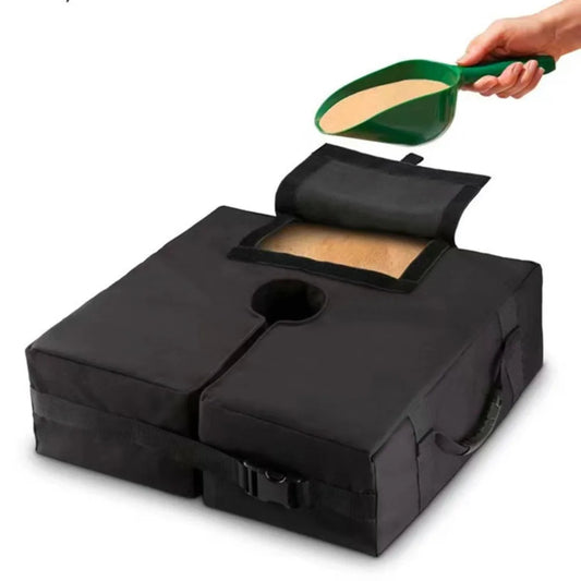 pied de parasol de plage sable