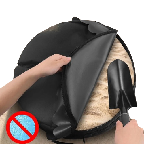 pied pour parasol de plage sable