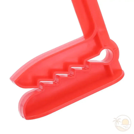 pince serviette de plage rouge zoom