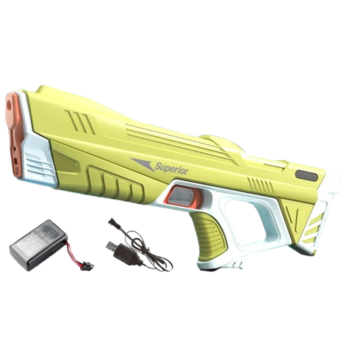 pistolet a eau a batterie vert