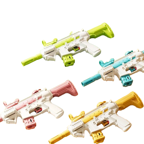 pistolet a eau automatique rose bleu jaune vert