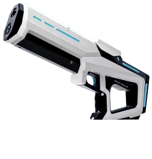 pistolet a eau electrique blanc