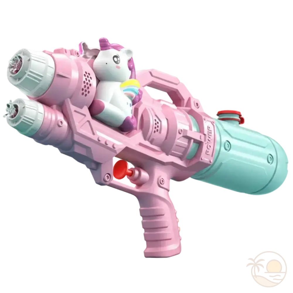 pistolet a eau licorne rose