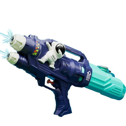 pistolet a eau puissant bleu