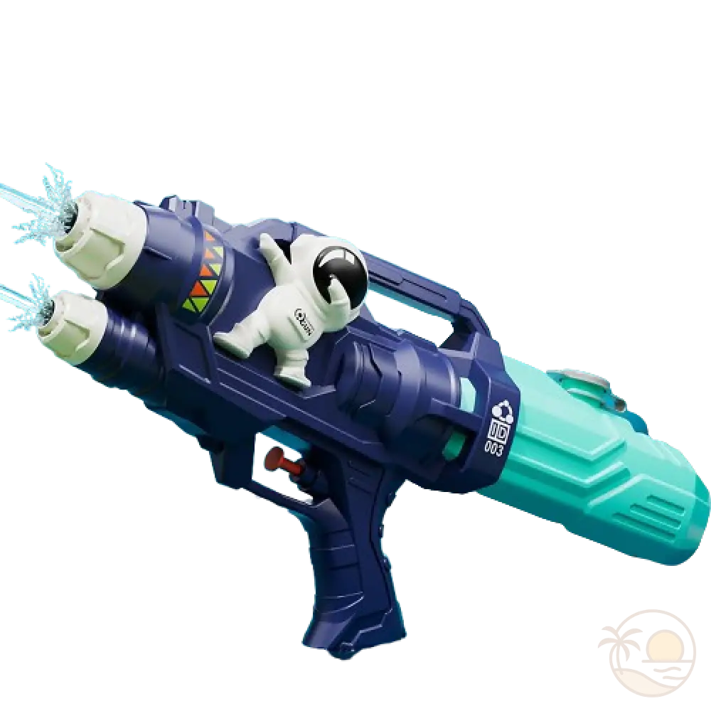 pistolet a eau puissant bleu