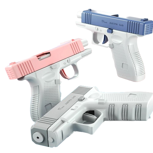 pistolets a eau glocks - gris rose bleu