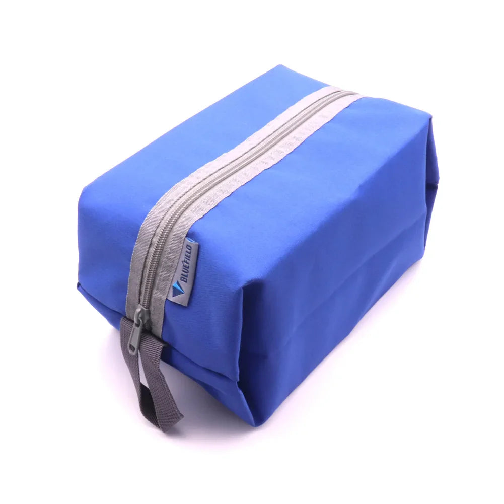 pochette plage bleu