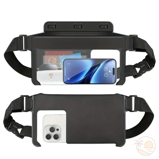 pochette protection telephone plage noir