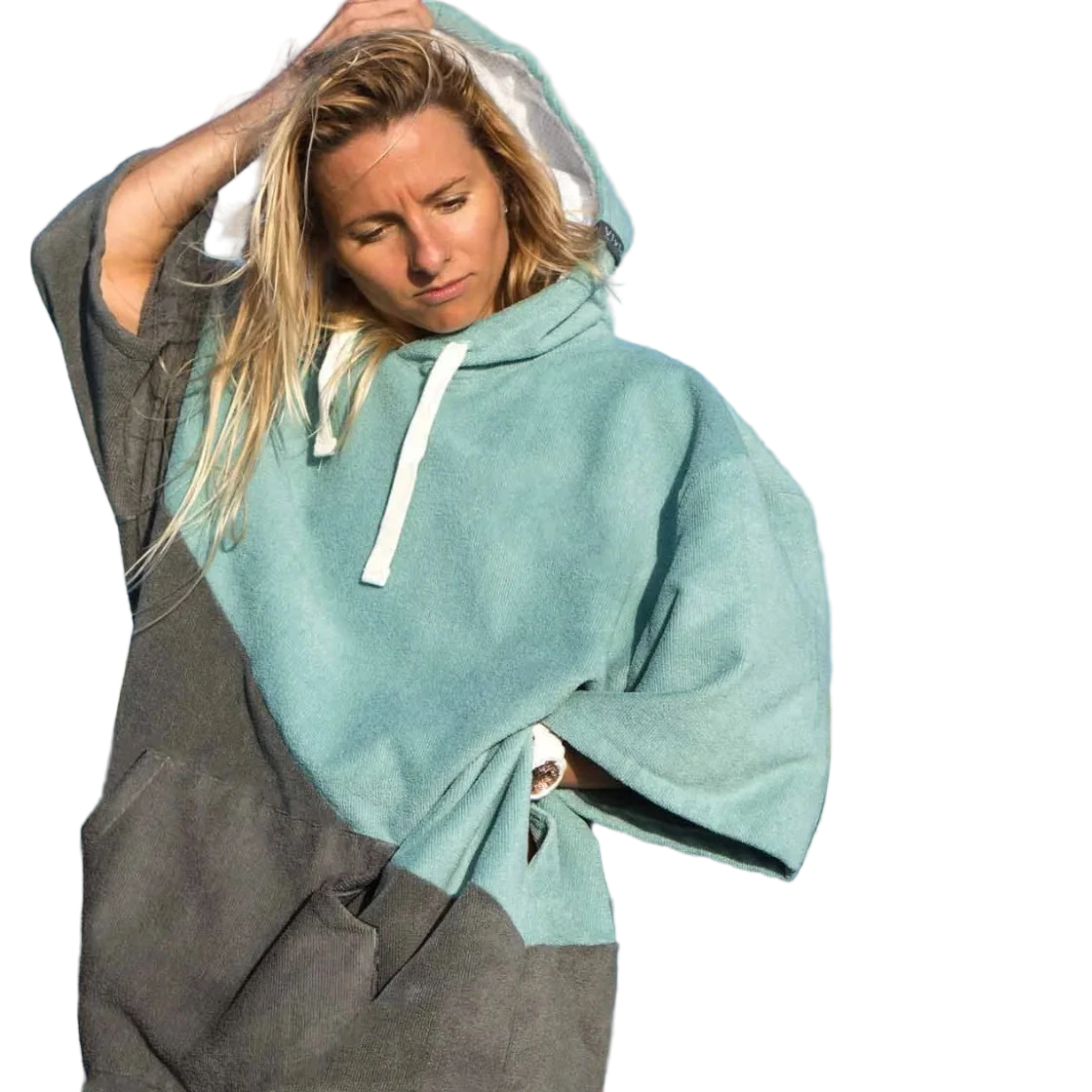 poncho de plage adulte femme
