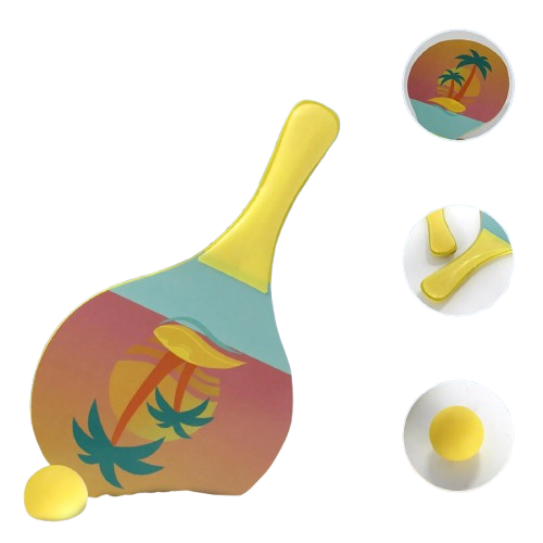 raquette de plage bois 3