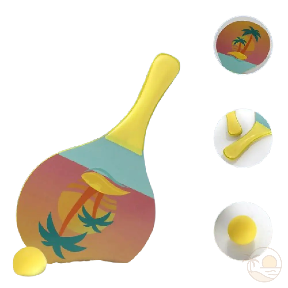 raquette de plage bois 3