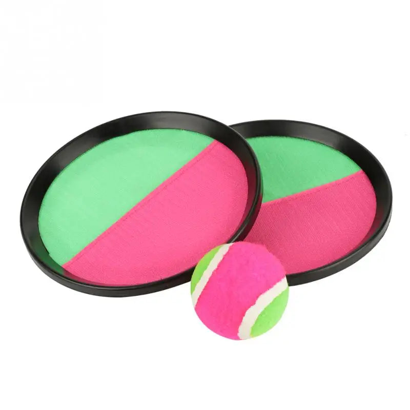raquette de plage scratch vert rose