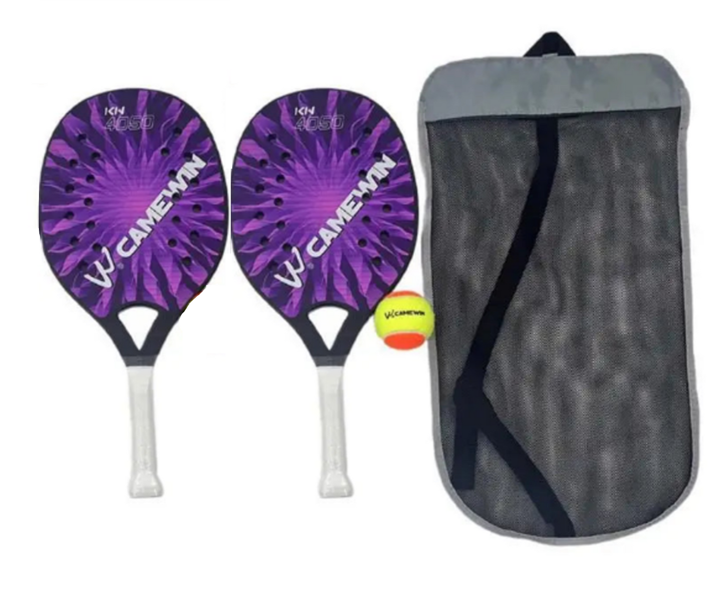raquette de tennis de plage violet
