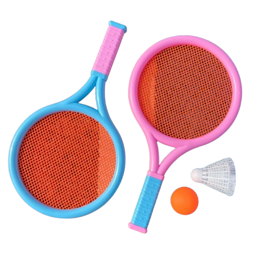 raquettes de plage rose bleue 2