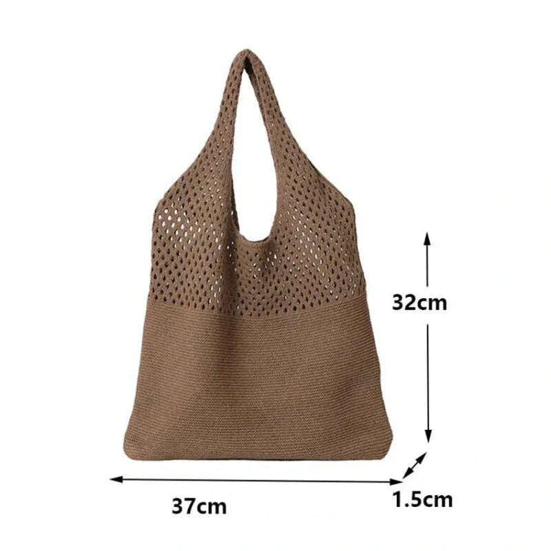 sac de plage crochet dimensions