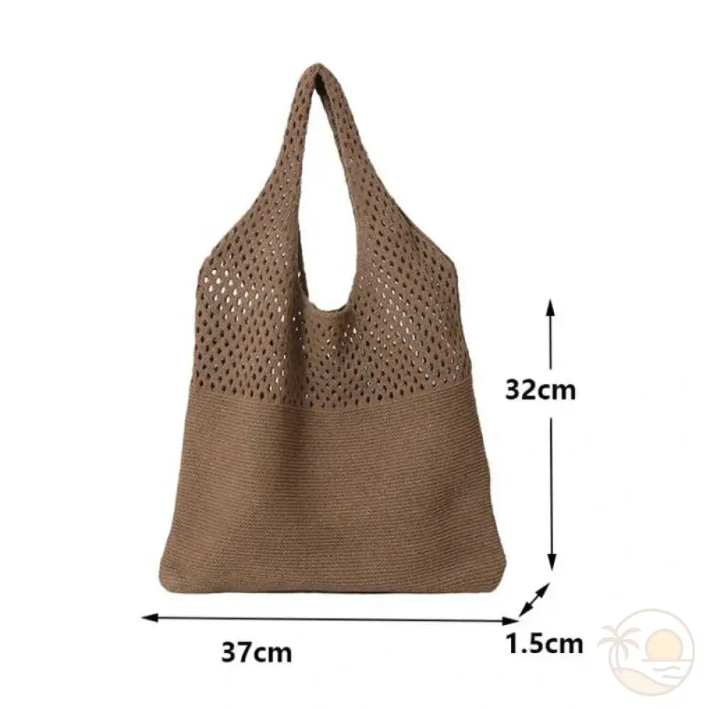 sac de plage crochet dimensions