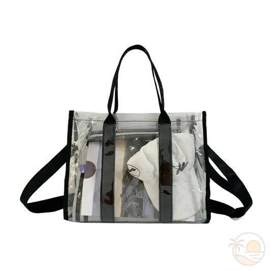 sac de plage en plastique noir