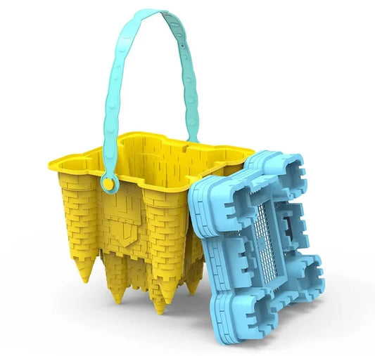 seau de plage chateau ouvert