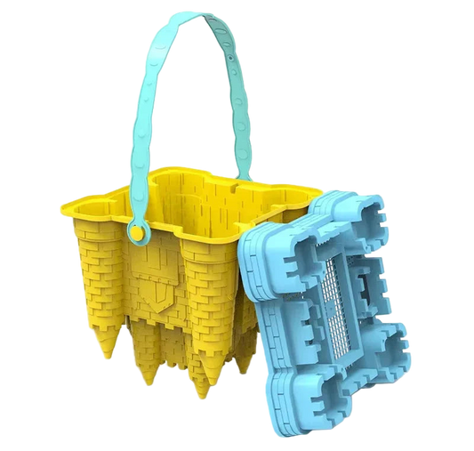 seau de plage chateau ouvert