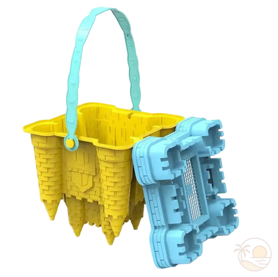 seau de plage chateau ouvert