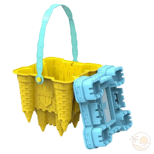 seau de plage chateau ouvert