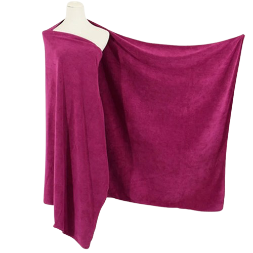 serviette de plage epaisse bordeaux