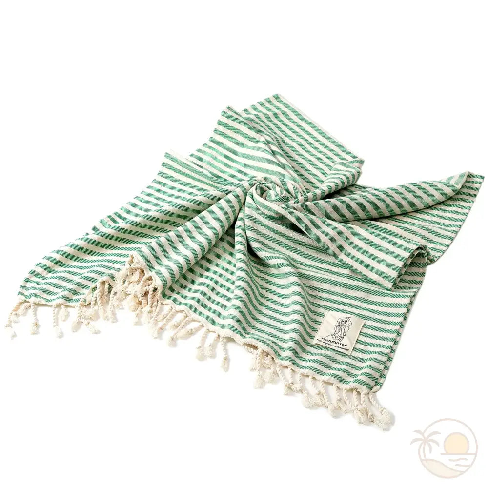 serviette de plage fouta vert