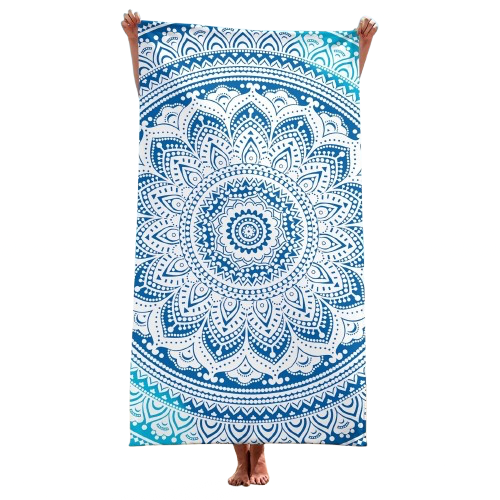 serviette de plage microfibre ouverte