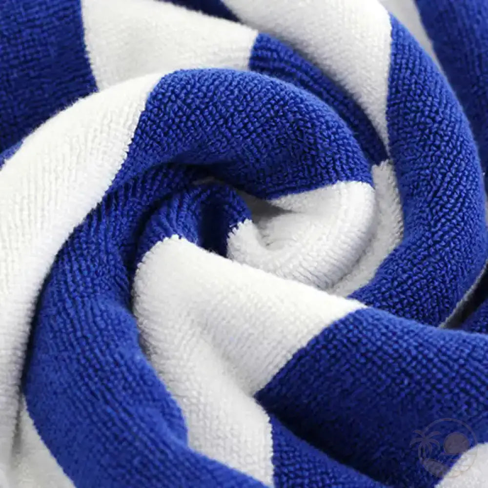 serviette de plage rayee tissu