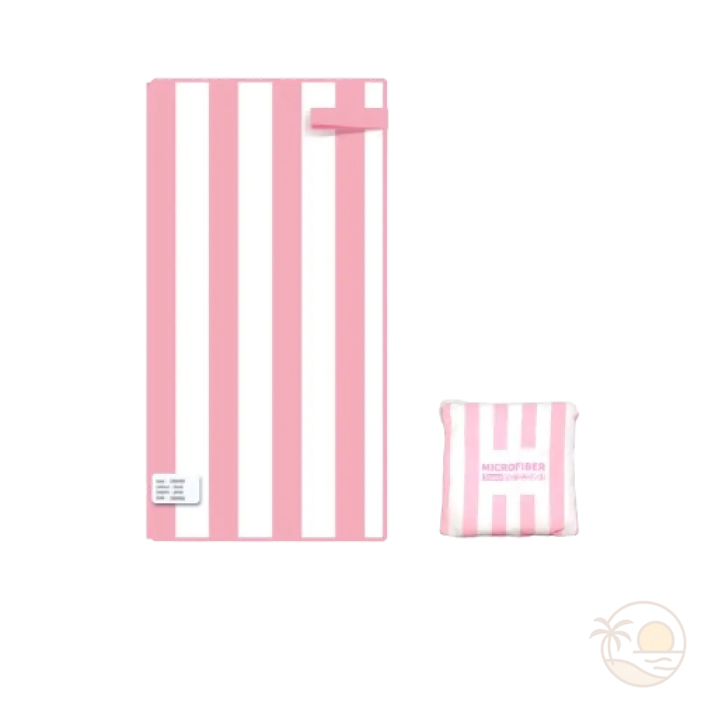 serviette de plage rose