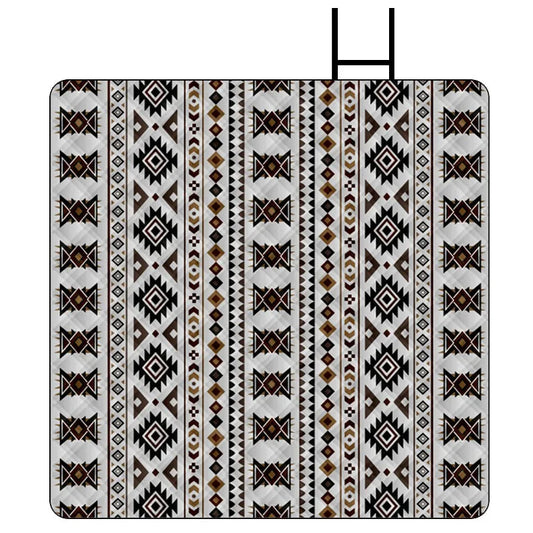 tapis de plage pliable scandinave gris