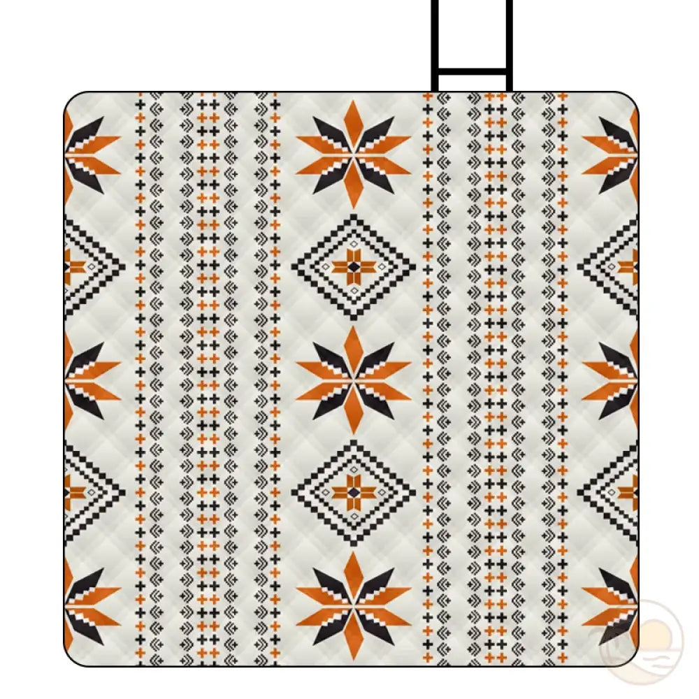 tapis de plage pliable soleil terracotta