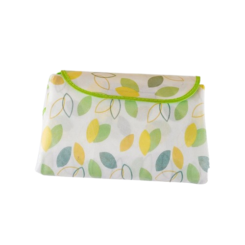 tapis de plage plie motif floral