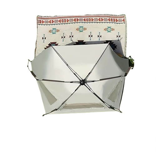 tente de plage adulte dessus