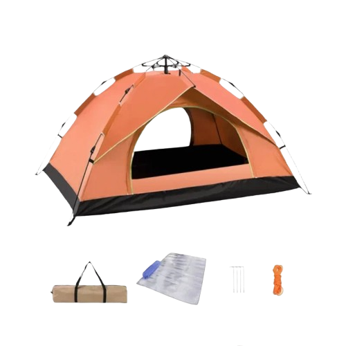 tente de plage anti UV equipements orange