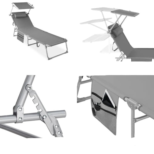transats de plage plies deplies