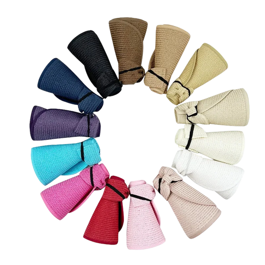 visieres pour femme pliees toutes couleurs