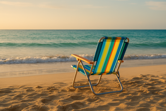 chaise de plage pliante mer sable