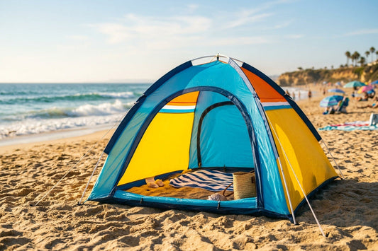 comment plier une tente de plage