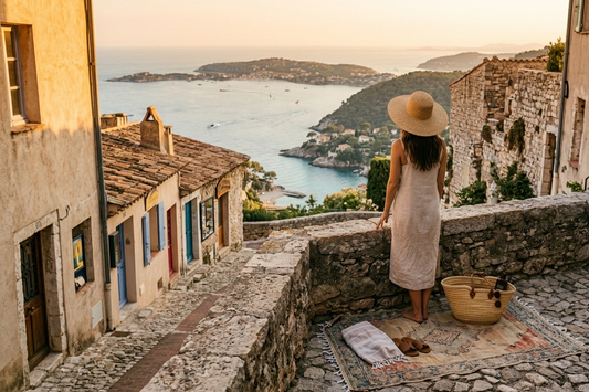 cote azur saint paul de vence vue plage