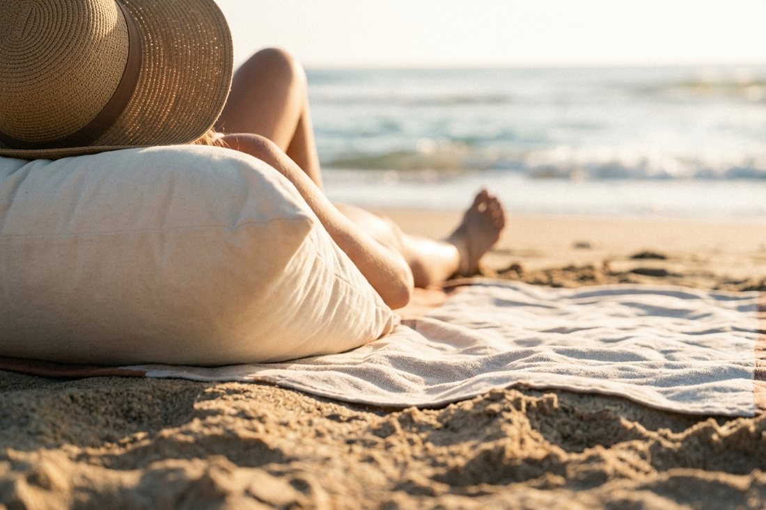 coussin plage confort accessoire indispensable