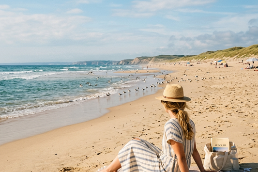 oiseaux littoral plage ete