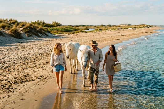 plages camargue eaux cristallines nature sauvage