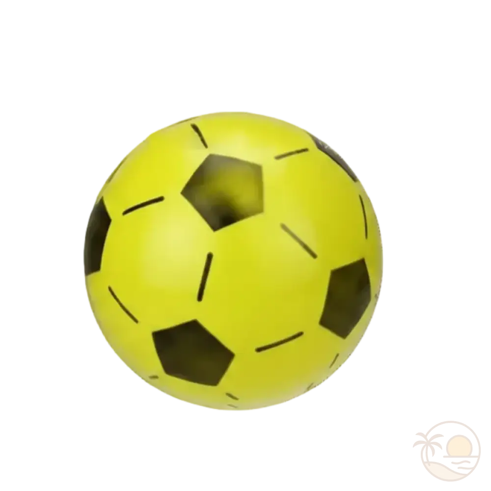 ballon de foot de plage jaune