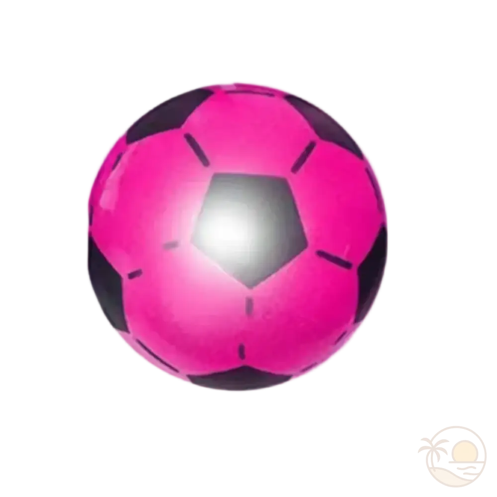 ballon de foot de plage rose