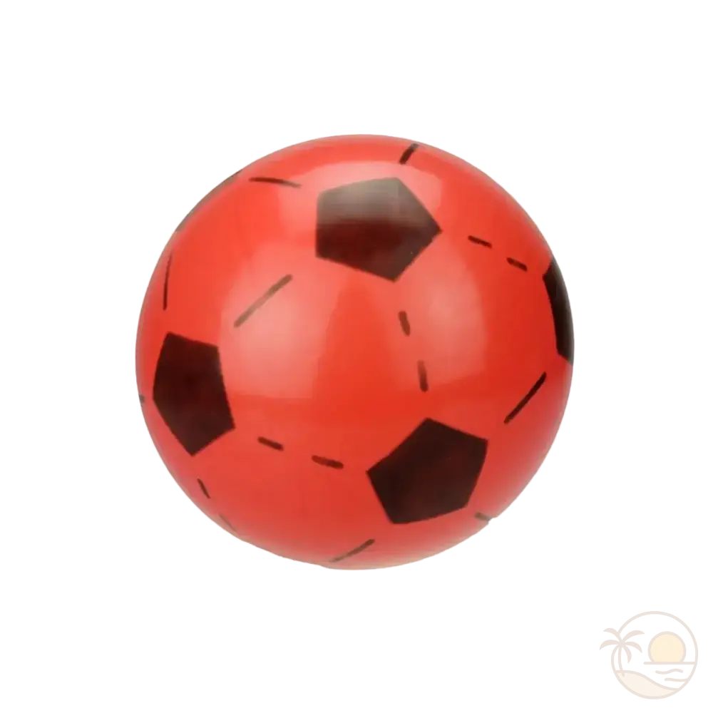 ballon de foot de plage rouge