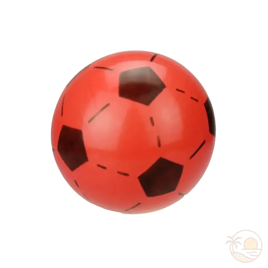 ballon de foot de plage rouge