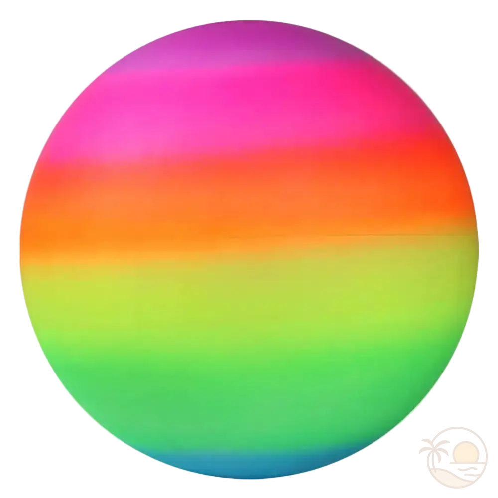 ballon de plage arc-en-ciel multicolore